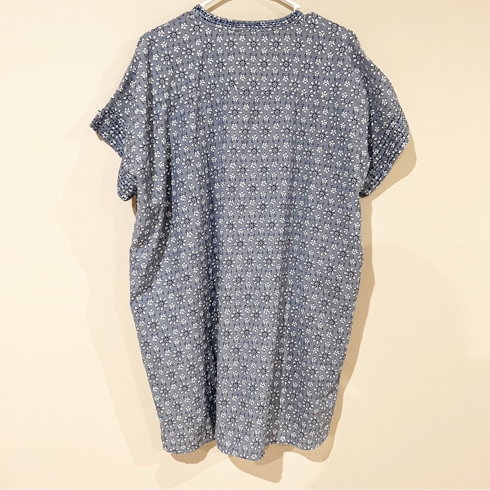 NWOT Roller Rabbit Wythe Printed Tassel Pocket Floral 100% Cotton Mini Dress - Picture 14 of 14